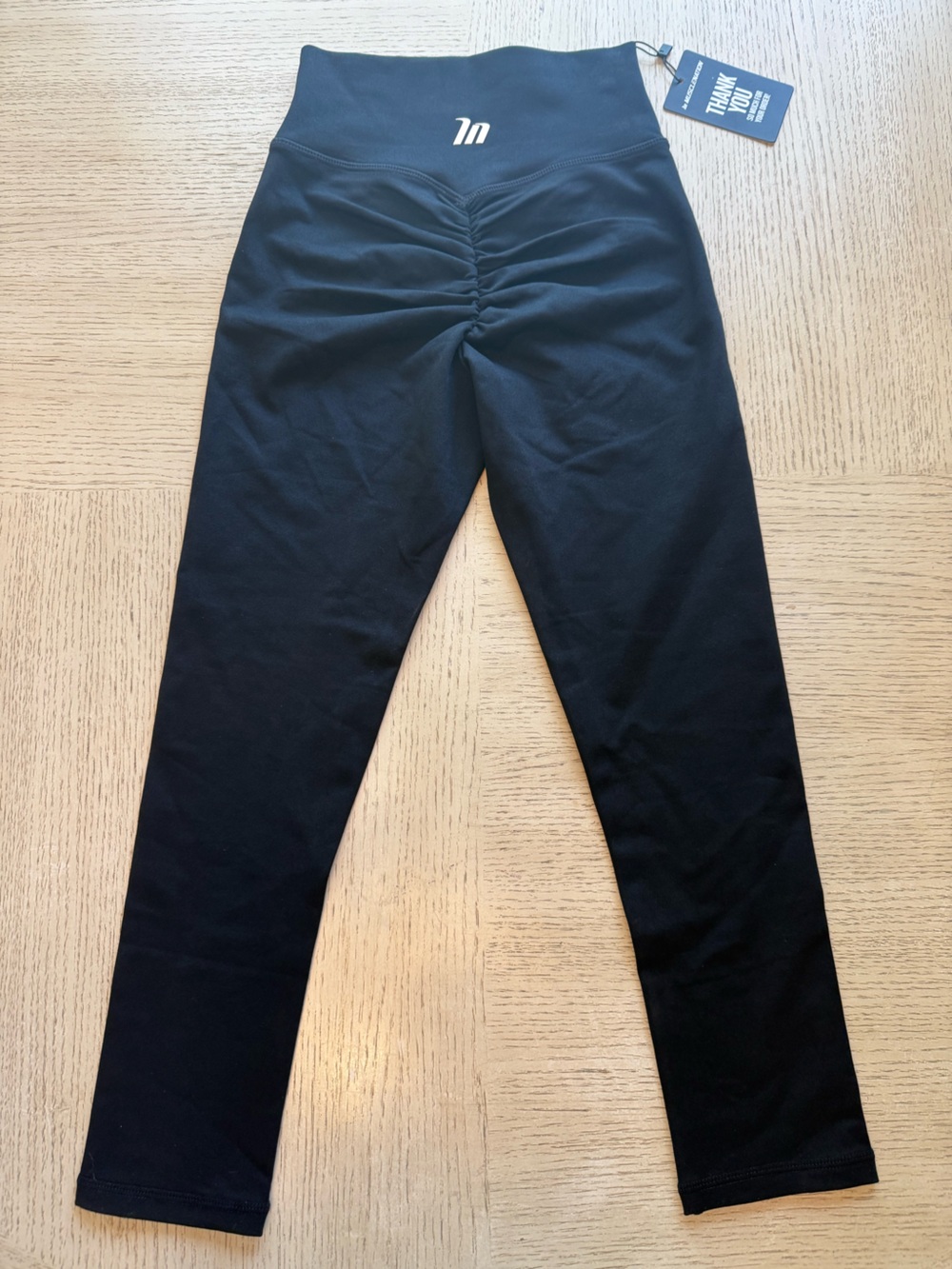 Muscle Nation High-Waist Black Scrunch Leggings